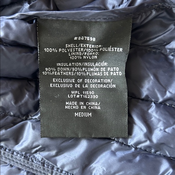 32 Degrees Heather Blue Puffer Vest - Picture 7 of 8